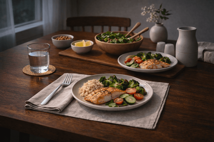 Consistent Eating Habits Made Simple using a Balanced dinner